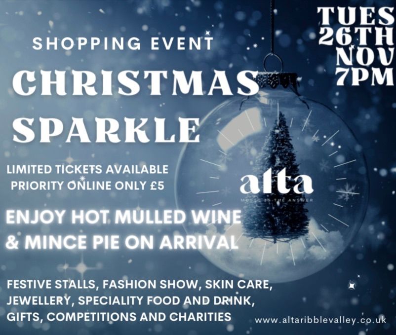 Christmas sparkle shopping event 