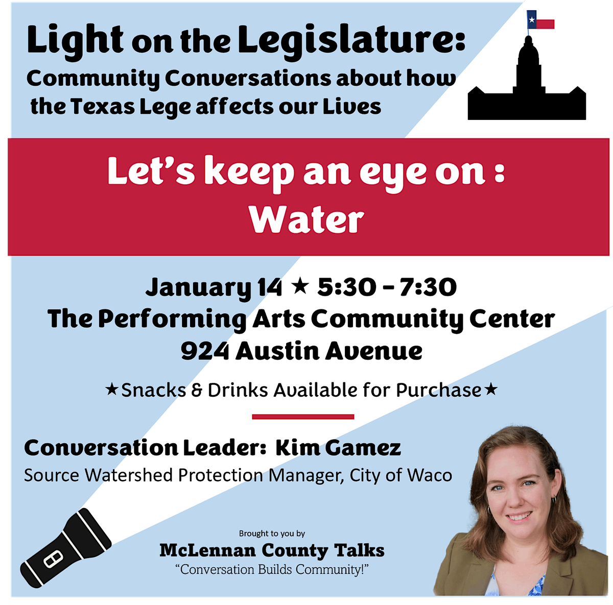 Light on the Legislature: Let's Keep an Eye on Water