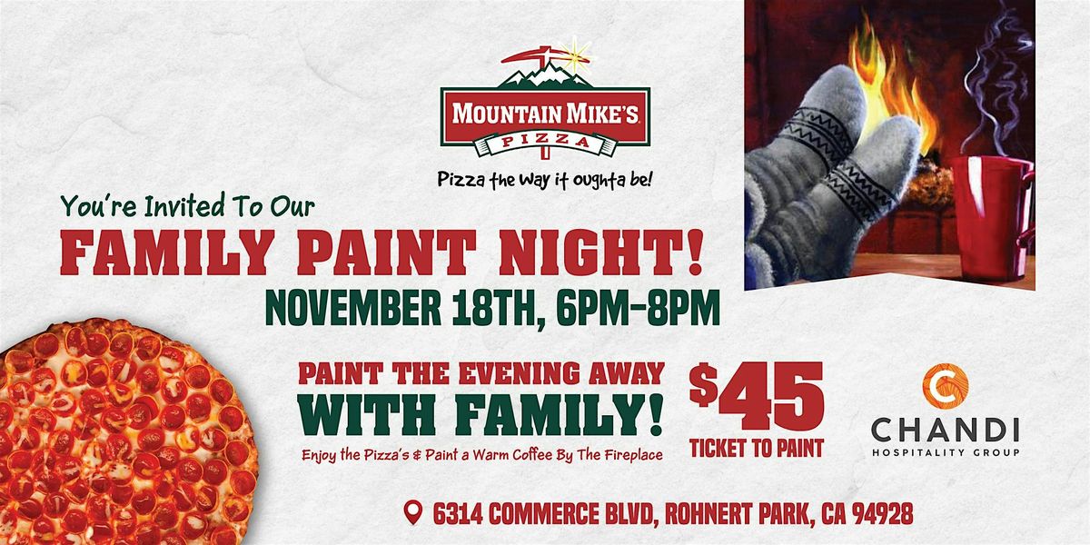 Family Paint Night at Mountain Mike\u2019s