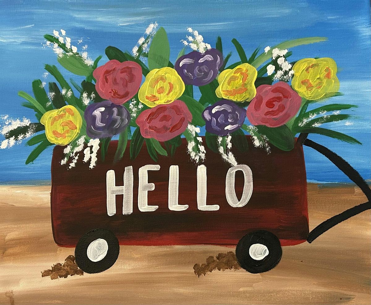 Hello Spring Wagon - Paint Party