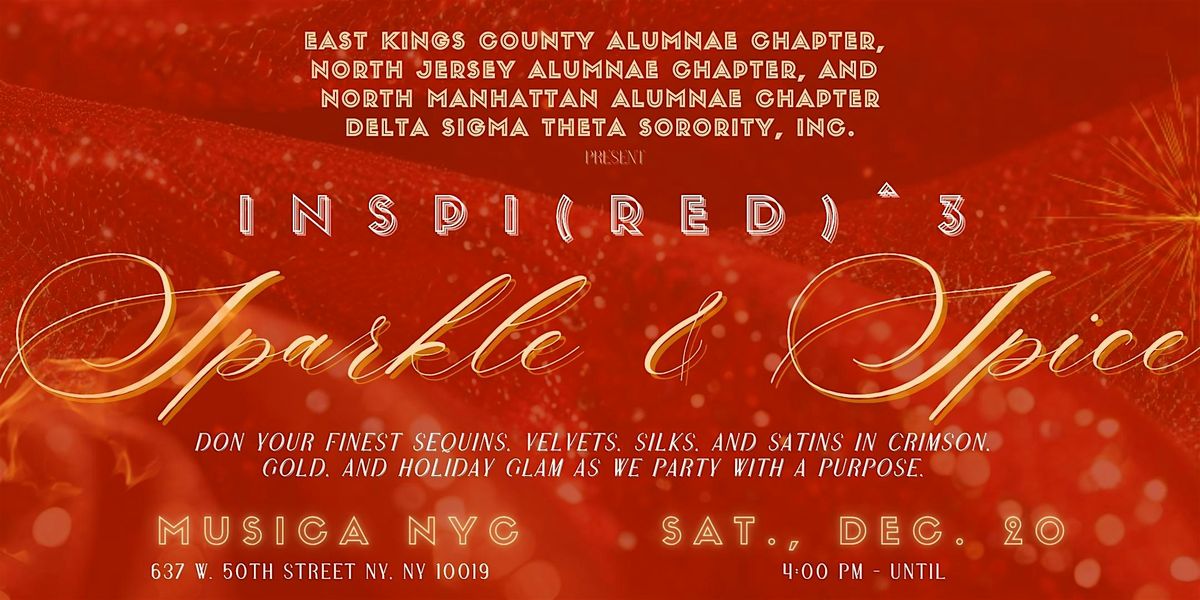 INSPI(RED)^3: Sparkle & Spice