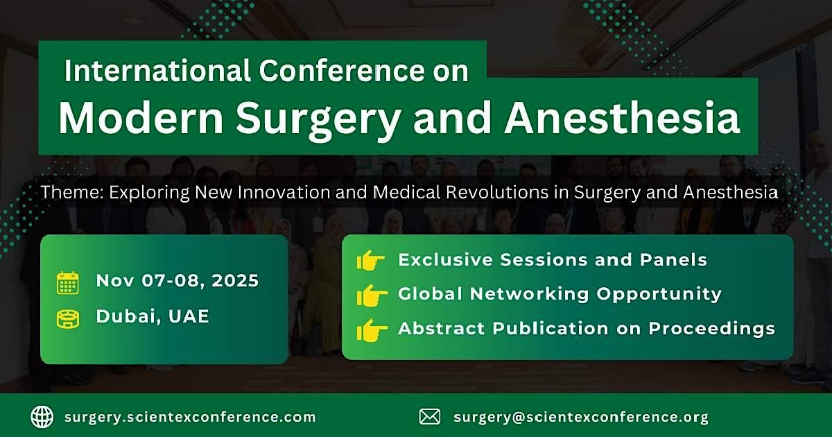 International Conference on Modern Surgery and Anesthesia