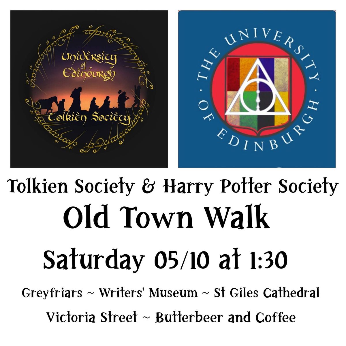 Old Town Walk With Harry Potter Society!