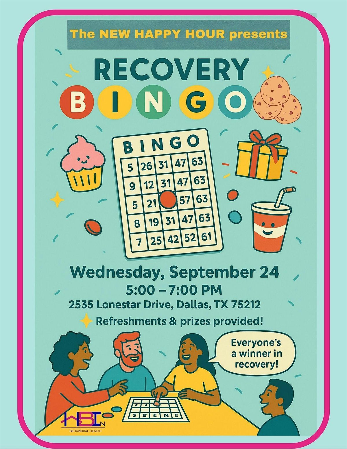 Recovery Bingo Night