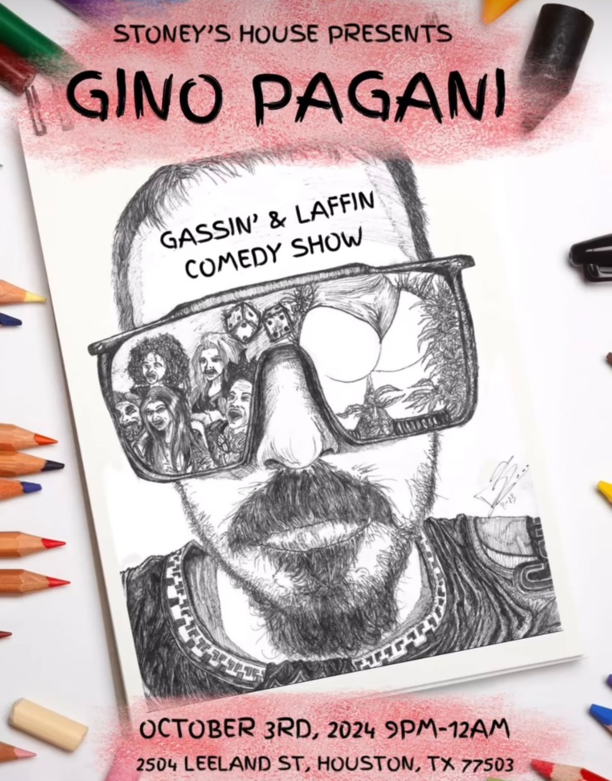 Stoneys House Presents: Gino Pagani Gassin\u2019 & Laffin comedy show