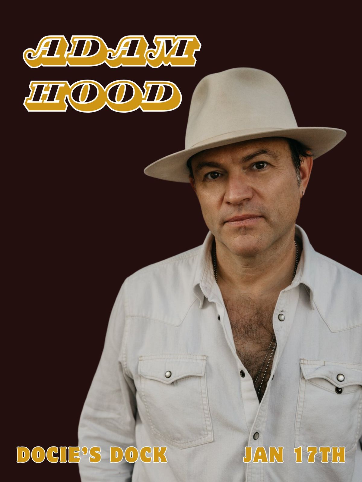 Adam Hood Live at Docie's Dock Fort Walton Beach, FL -- January 17, 2025