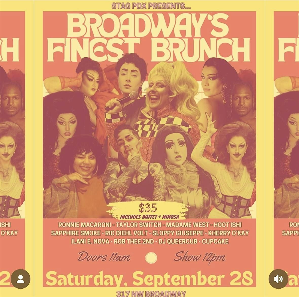 BROADWAY'S FINEST Drag Brunch