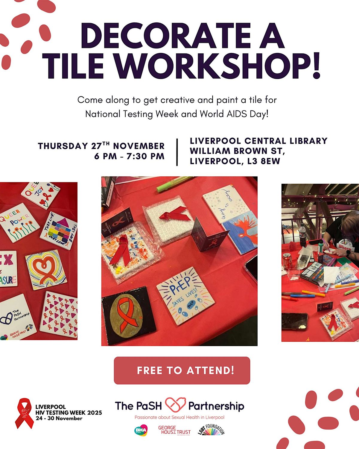 Decorate a Tile Workshop!