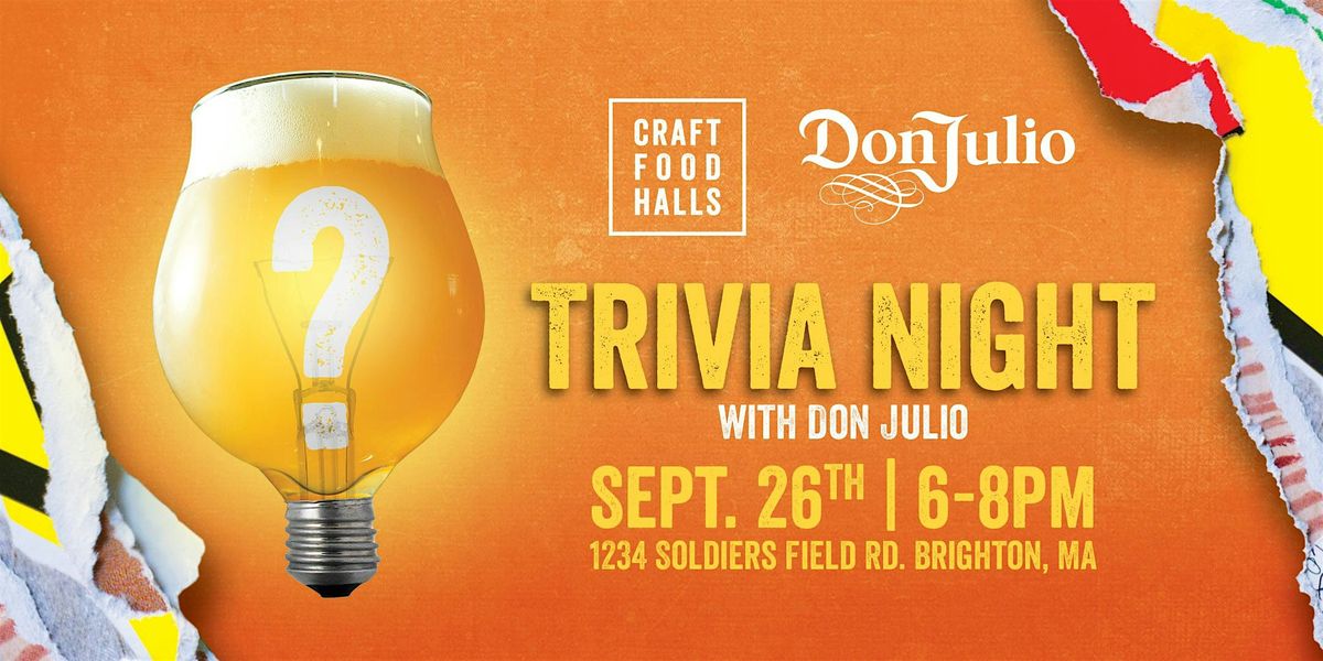 Trivia Night at Craft Food Halls Allston!