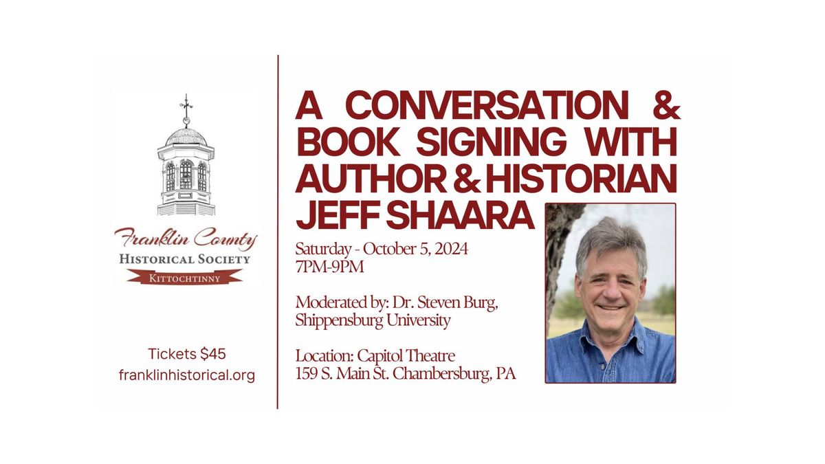 A Conversation & Book Signing with Author and Historian Jeff Shaara