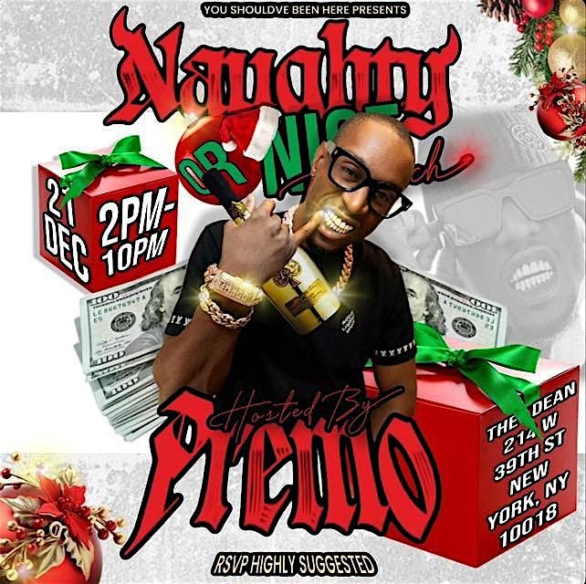 PREMO AKA MR SPENDAT: Naughty Or Nice Pajama BRUNCH & DAY PARTY