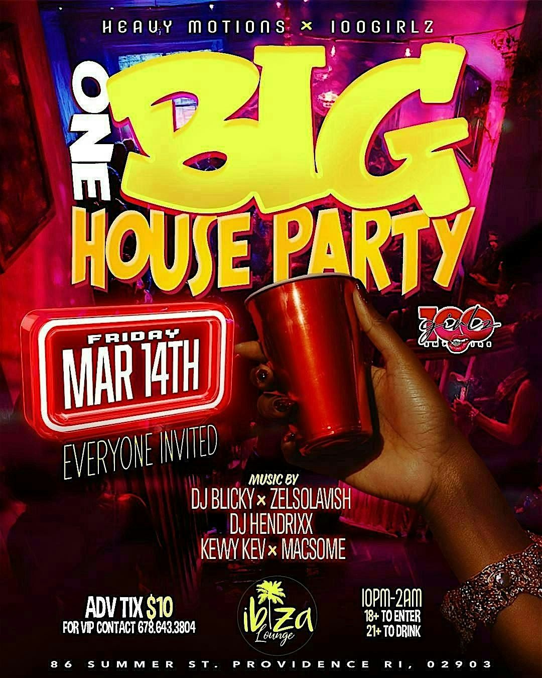 ONE BIG HOUSE PARTY