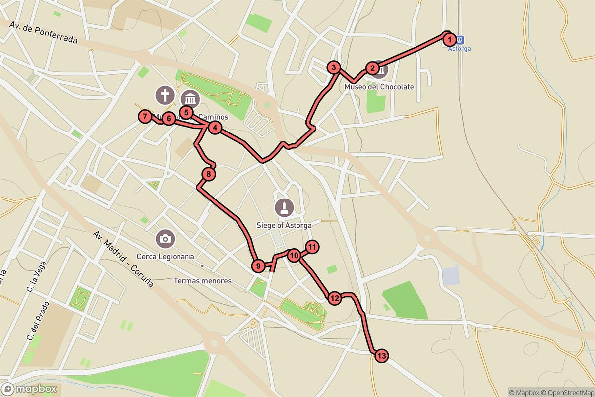 Astorga Audio Tour: Chocolate, Cathedrals & Roman Echoes