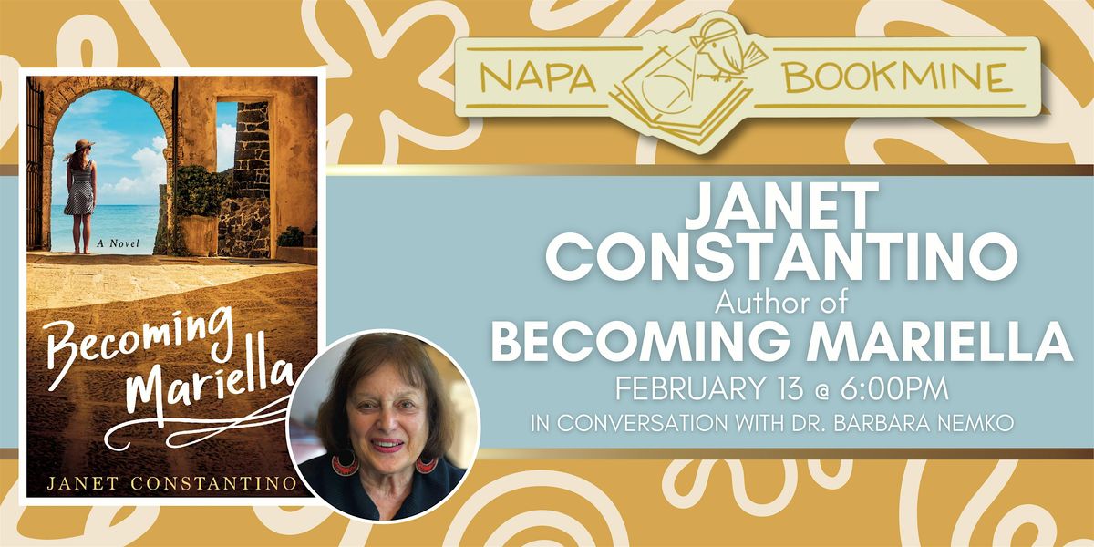 Author Event: Becoming Mariella by Janet Constantino