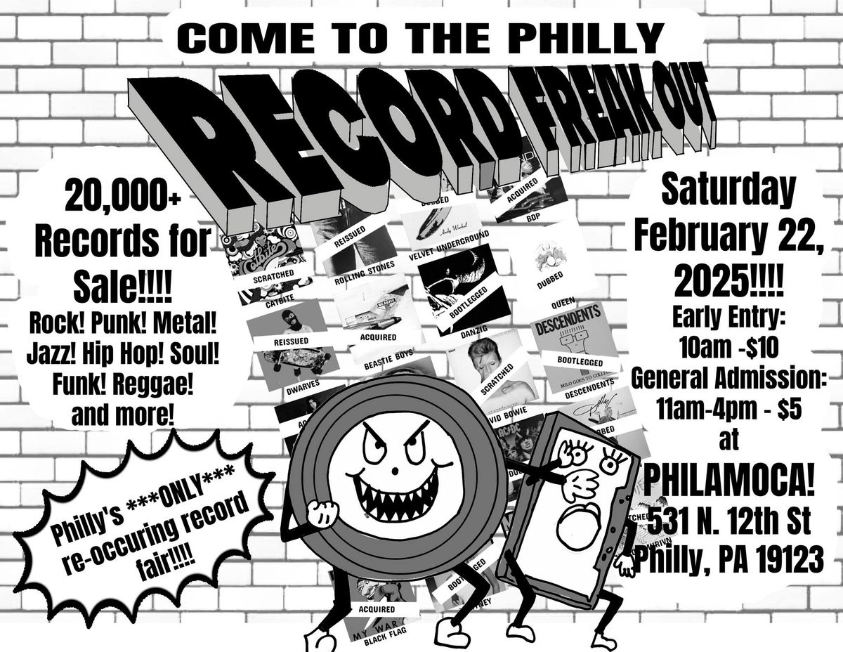 Philly Record Freak Out Vinyl Fair at Philamoca!