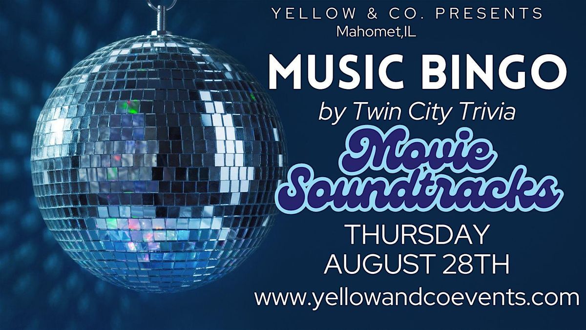 Music Bingo  by Twin City Trivia   @ Yellow & Co.