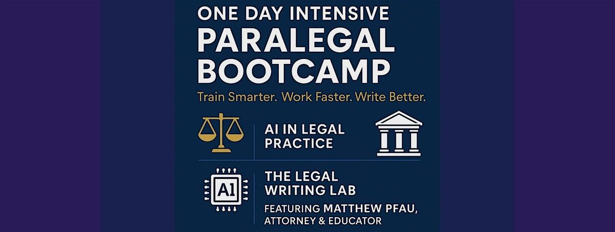 One Day Intensive Paralegal Bootcamp