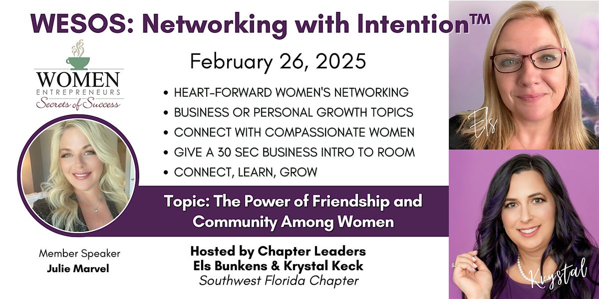 WESOS SW Florida:  The Power of Friendship and Community Among Women