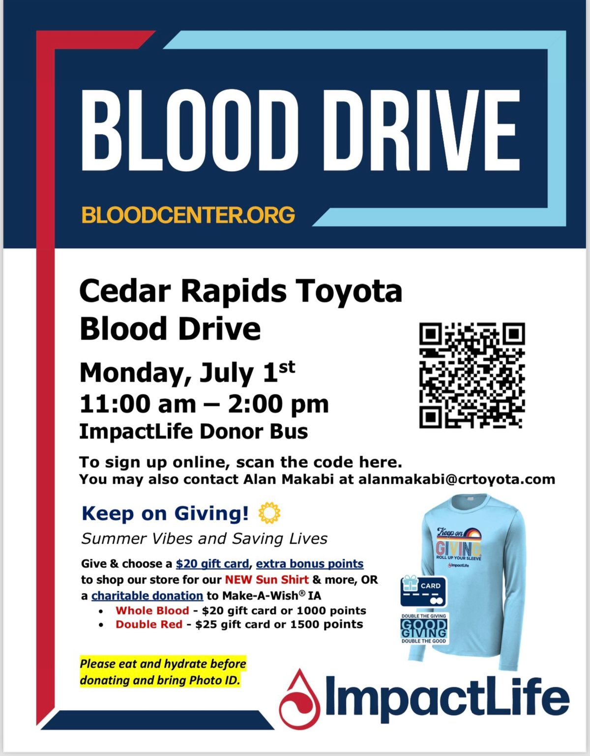 July 1st Blood Drive