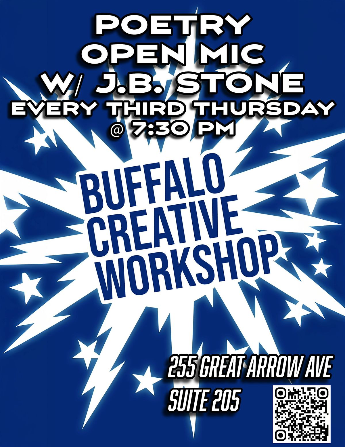 Third Thursday Poetry Open Mic at BCW with J.B. Stone