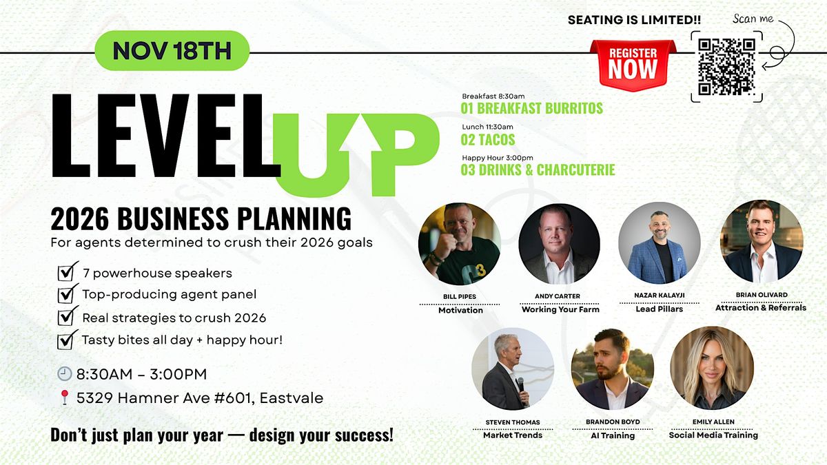 LEVEL UP: 2026 Business Planning Event