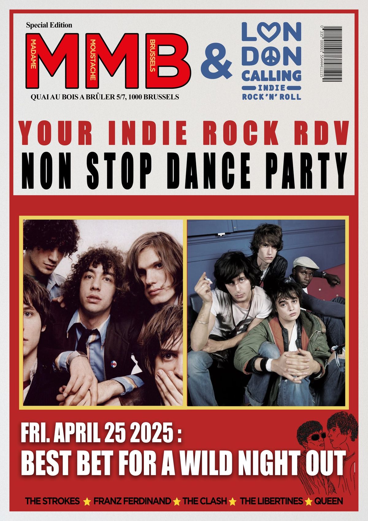 London Calling - Indie\/Rock'n'Roll Party - Brussels 