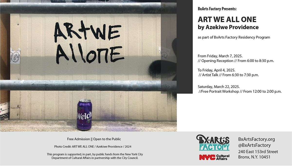 Artist Talk for the Exhibition ART WE ALL ONE by Azekiwe Providence