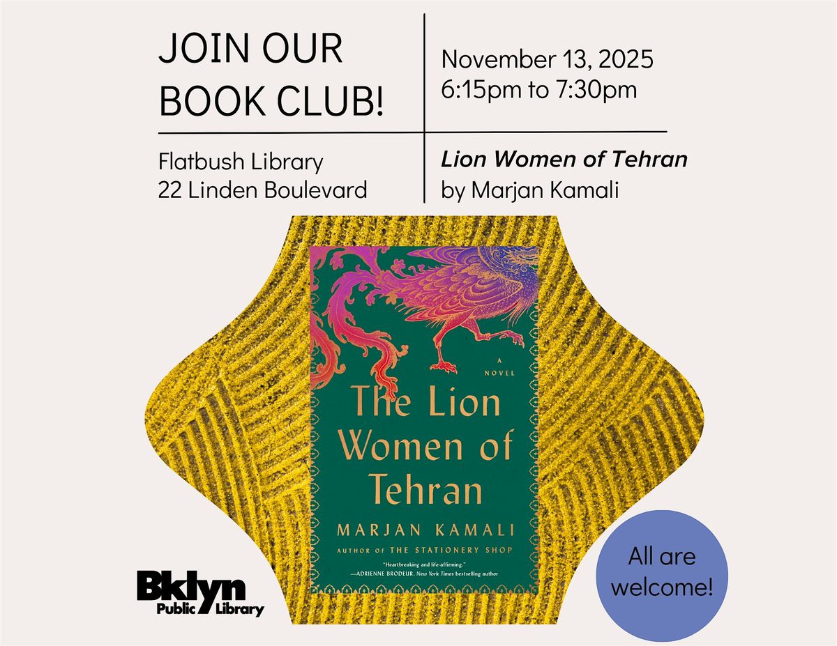 Flatbush Library Book Club: The Lion Women of Tehran
