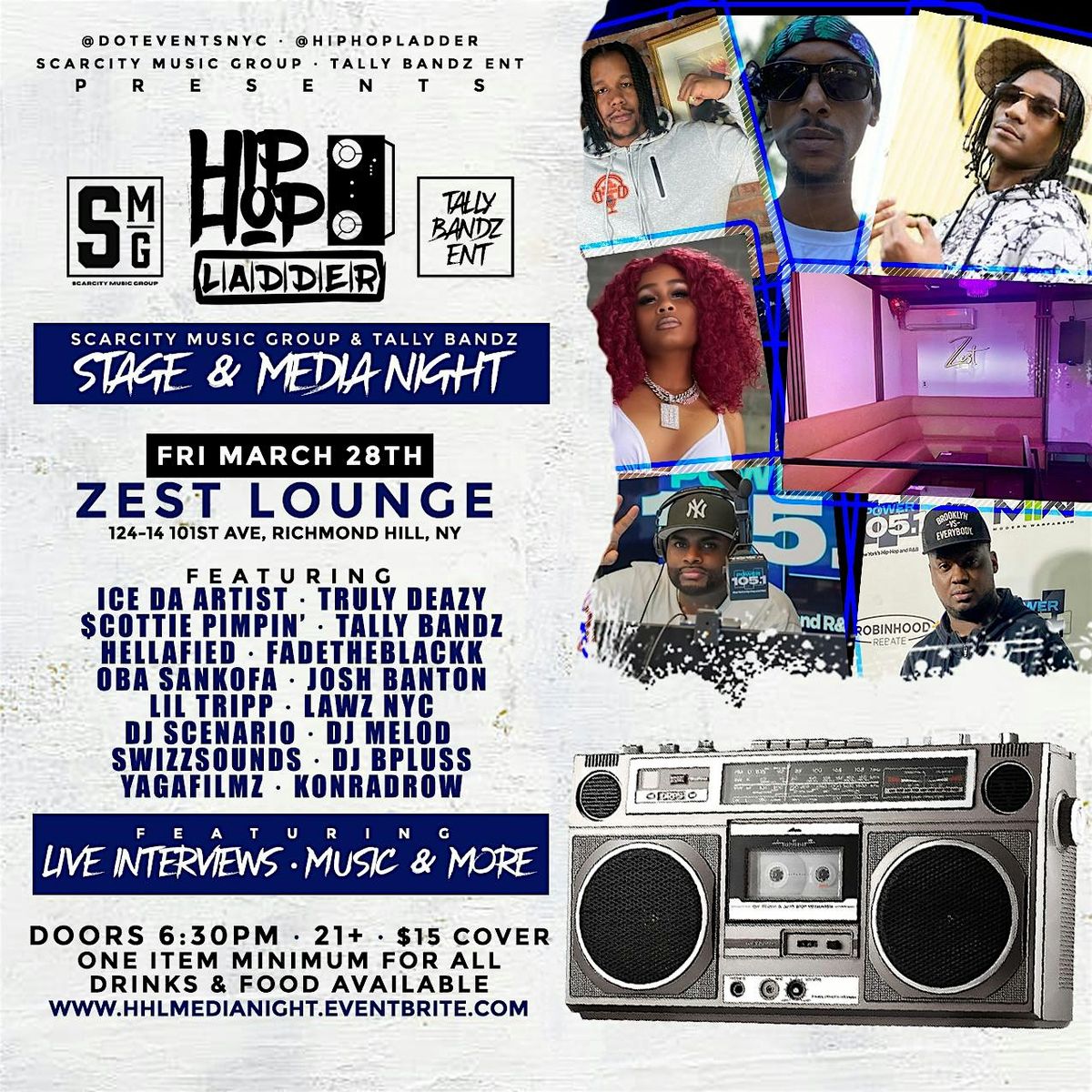 Hip Hop Ladder Festival Weekend - Media Night & Stage