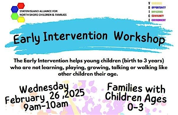 Early Intervention Workshop