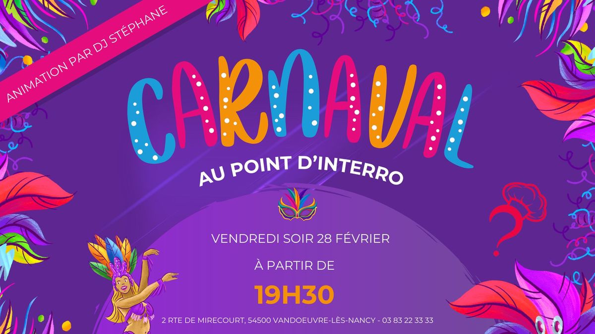 \ud83c\udfad Carnaval du Point - \u00c9dition 2025 \ud83c\udf8a