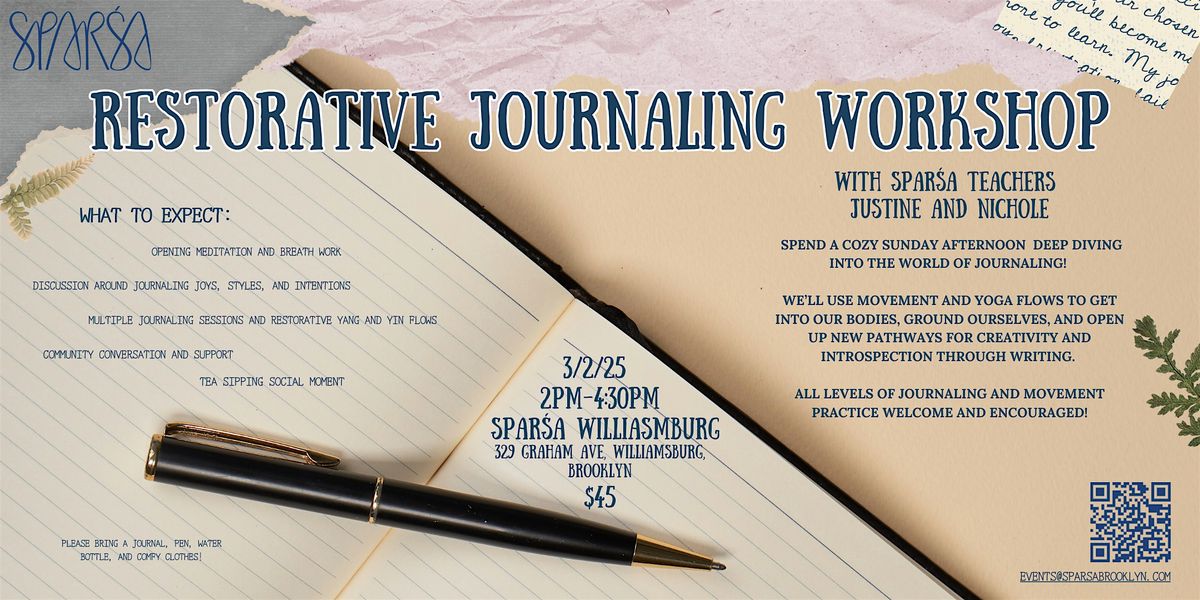 Restorative Journaling Workshop