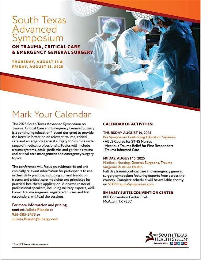 Fifth Annual South Texas Advanced Symposium on Trauma