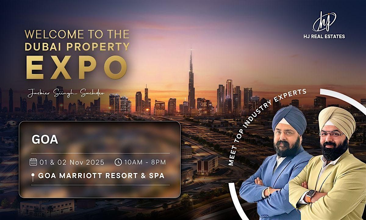 Upcoming Dubai Real Estate Expo in Goa - Register Now for Free Entry