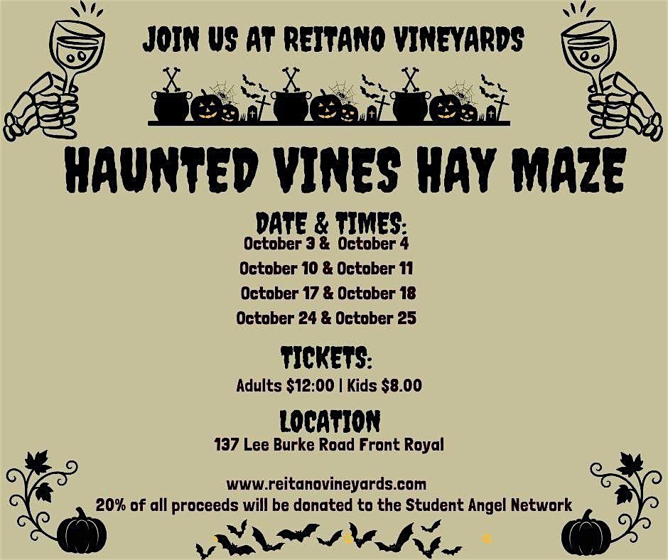 Haunted Vines Hay Maze at Reitano