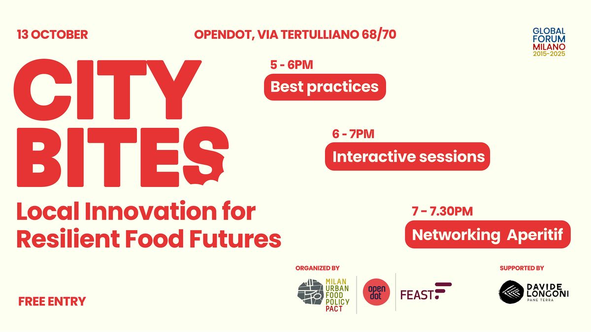 City Bites: Innovazione locale per un futuro alimentare resiliente
