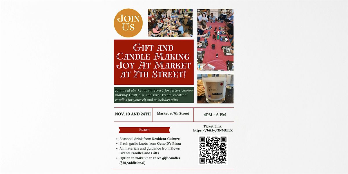 Gift and Candle Making Joy at Market at 7th Street