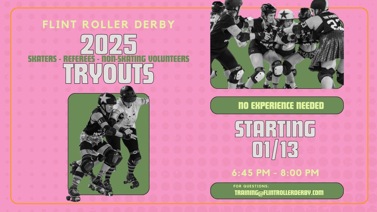 Flint Roller Derby Winter Tryouts