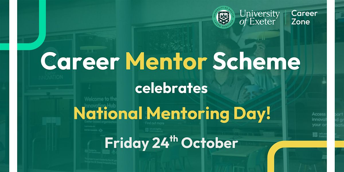 The Career Mentor Scheme Celebrates National Mentoring Day