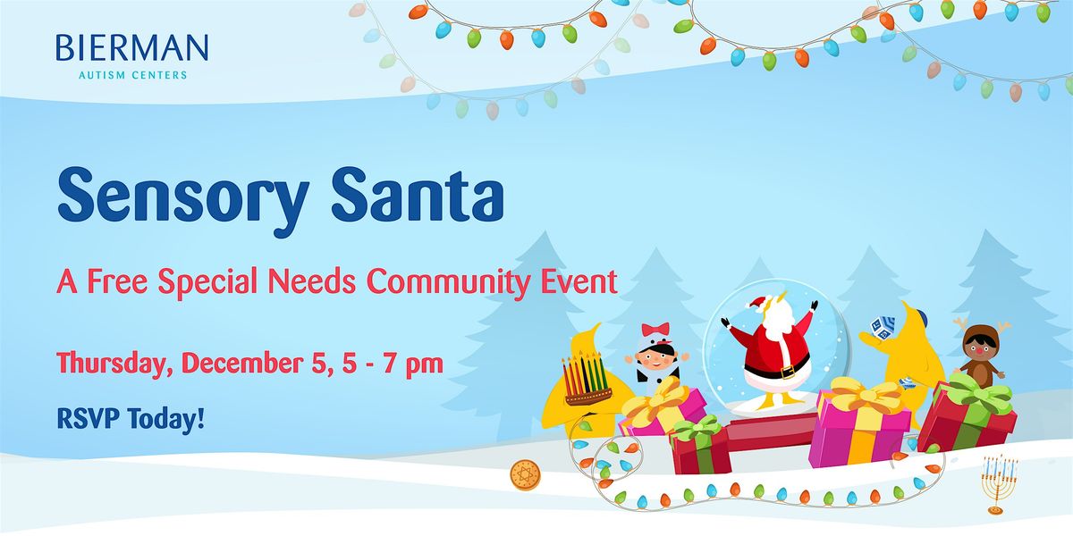 Sensory  Santa Event at Bierman Autism Centers in Warwick