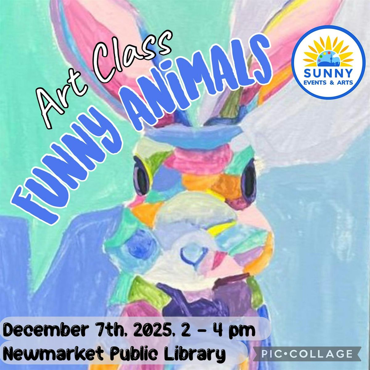 Art Workshop for teens Funny Animals