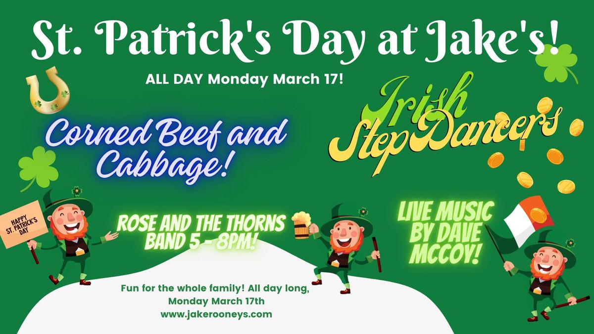 St. Patrick's Day at Jake's!