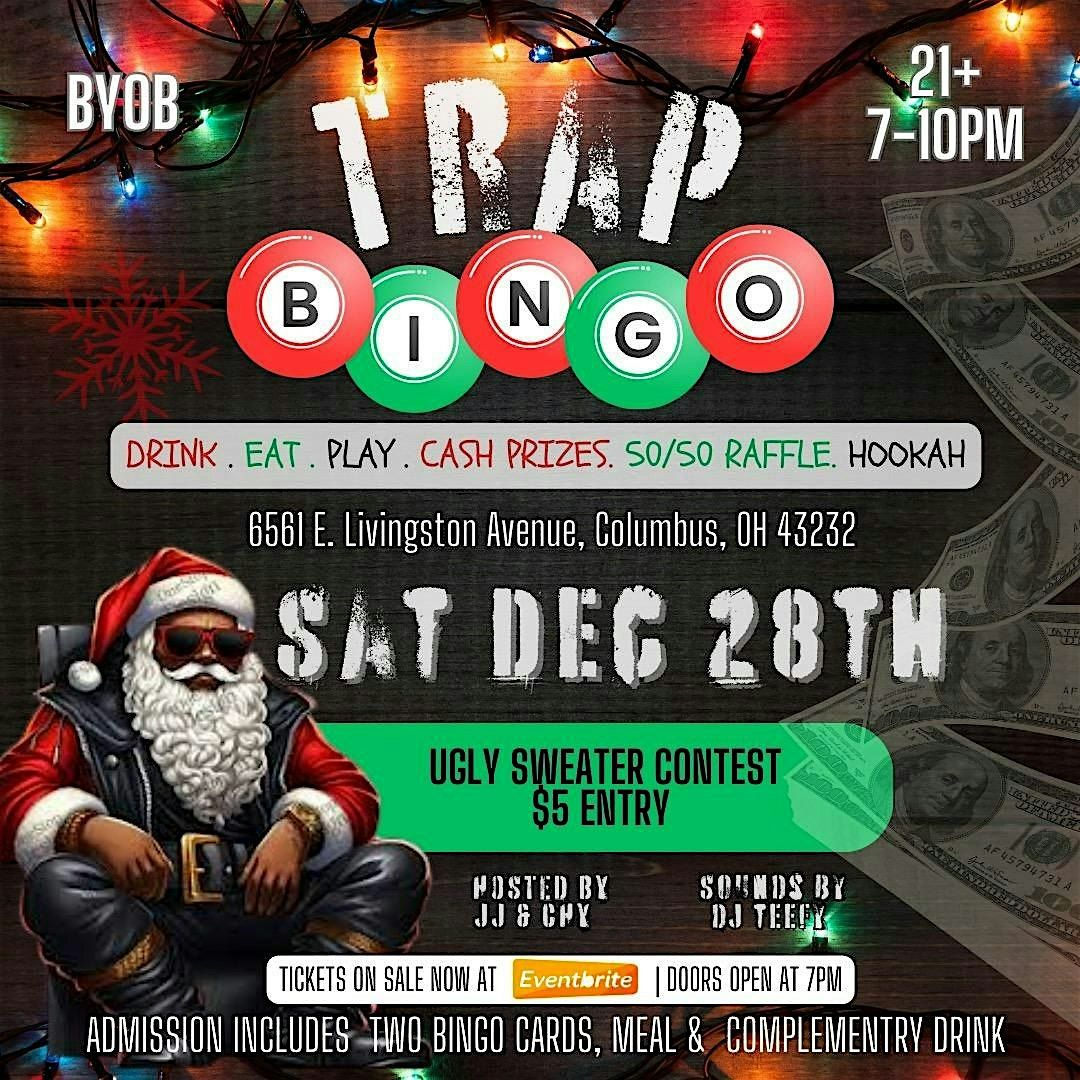 Trap Bingo Columbus! Ugly Sweater Trapmas Party