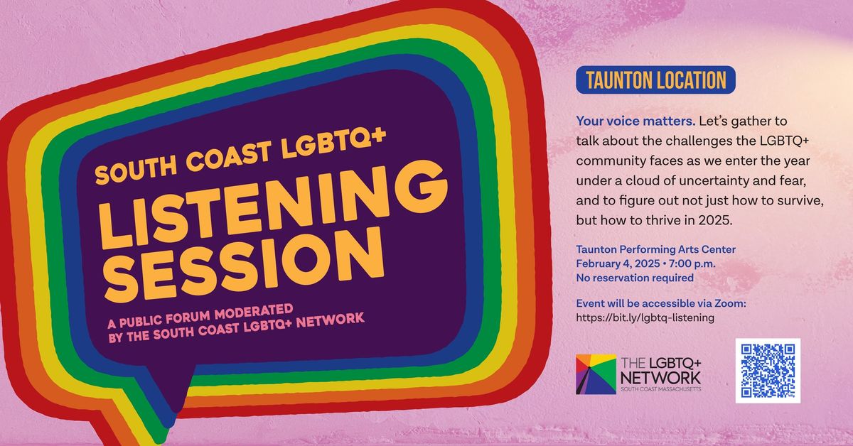 Thrive 2025: South Coast LGBTQ+ Listening Session (Taunton)