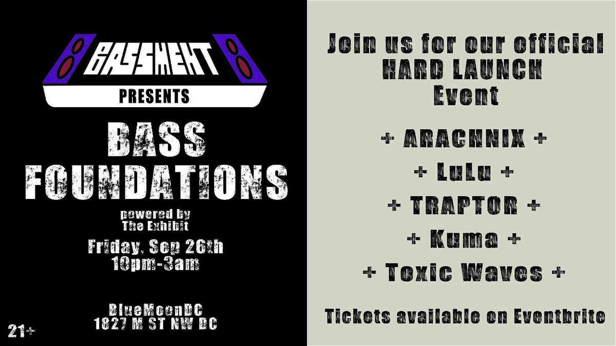 The BASSment presents - BASS FOUNDATIONS