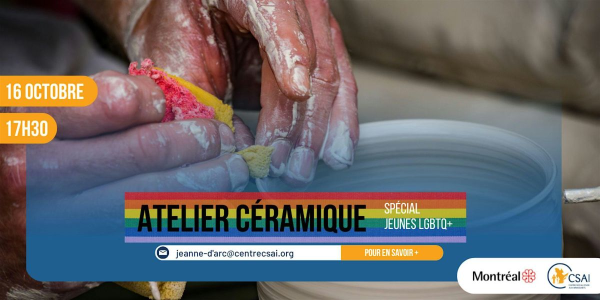 Atelier C\u00e9ramique \u2013 Sp\u00e9cial Jeunes LGBTQ+