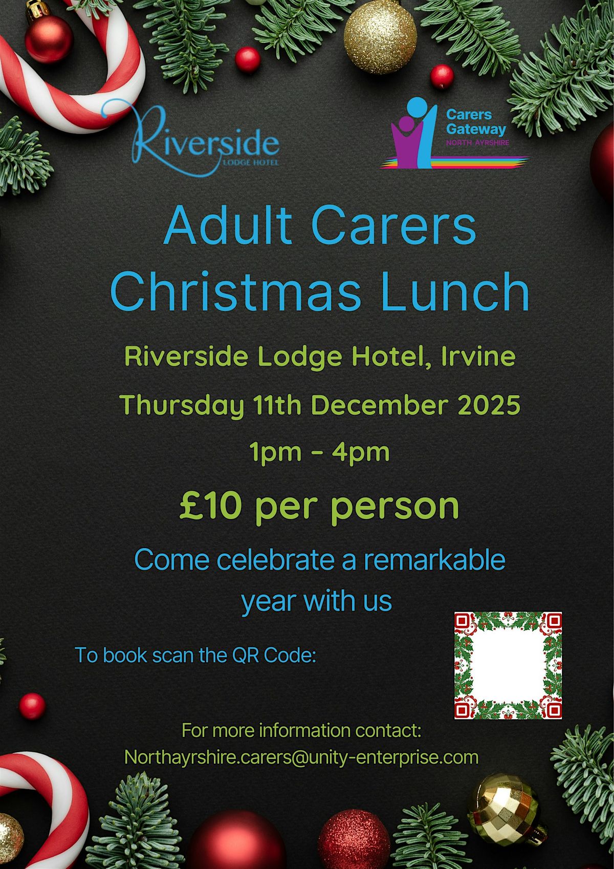 Adult Carers Christmas Lunch