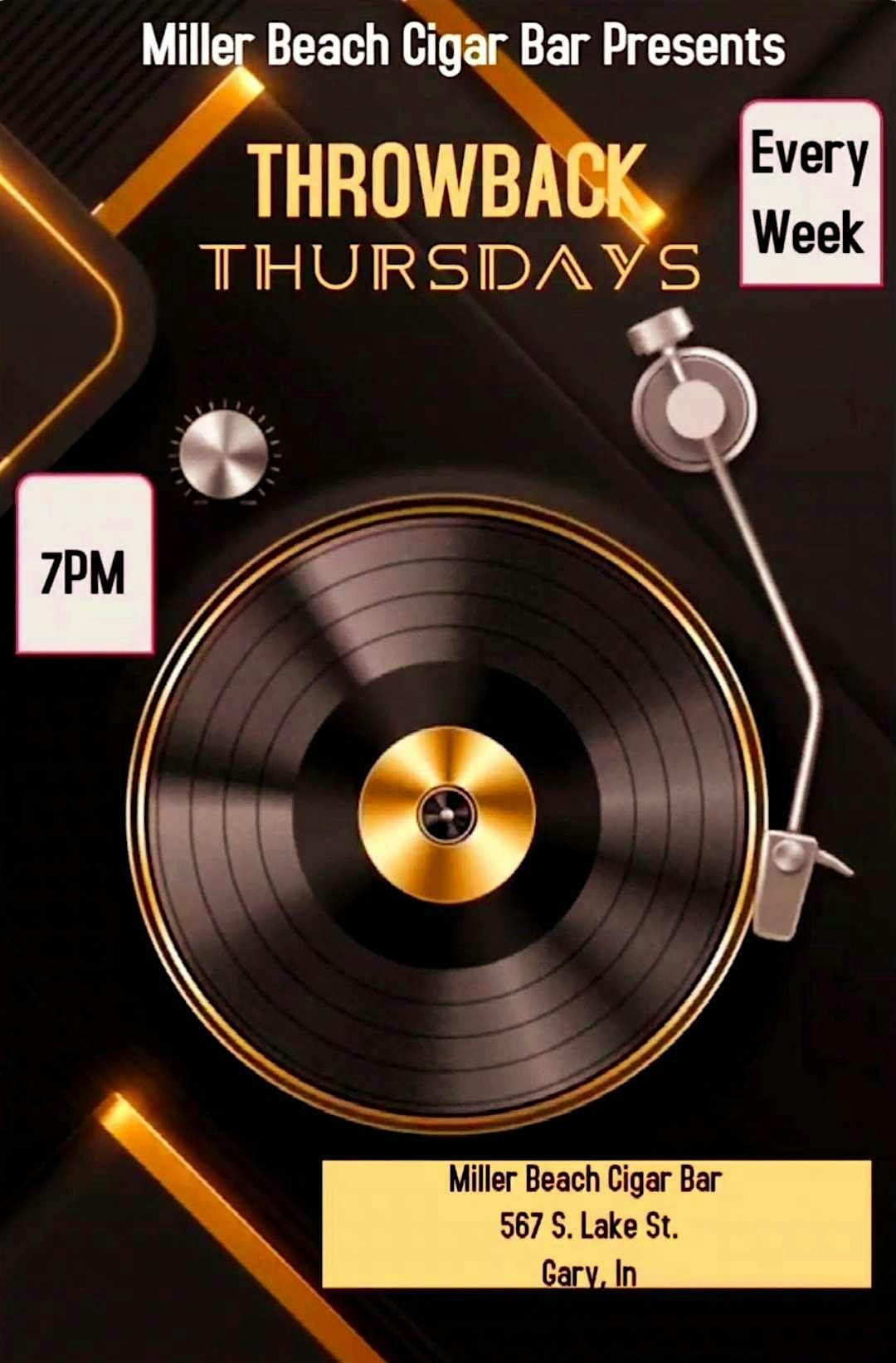 Throwback Thursdays at Miller Beach Cigar Bar