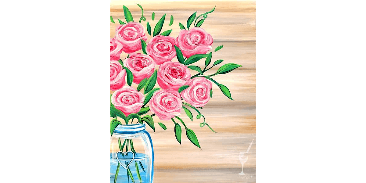 Pink Bouquet - Paint and Sip in San Antonio | Classpop!\u2122