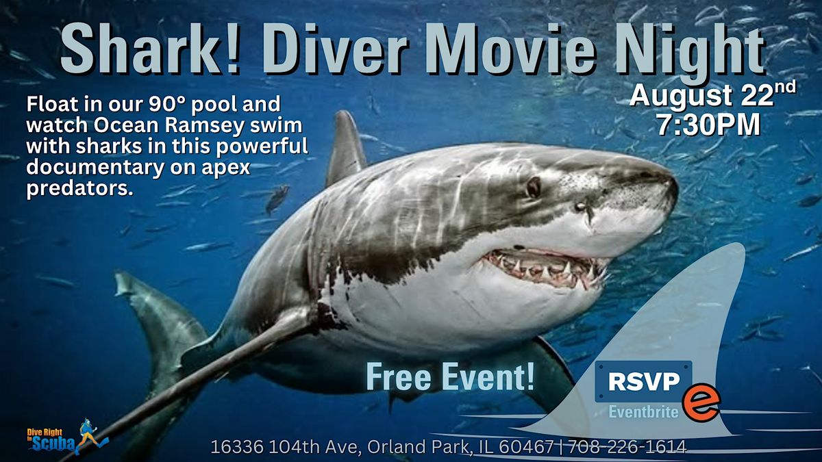 Shark! Diver Movie Night
